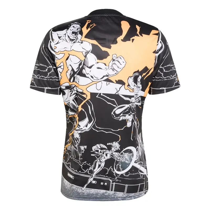 Maglia funzionale 'All Blacks Marvel Captains' grigio scuro / arancione / nero / offwhite miniatura 2