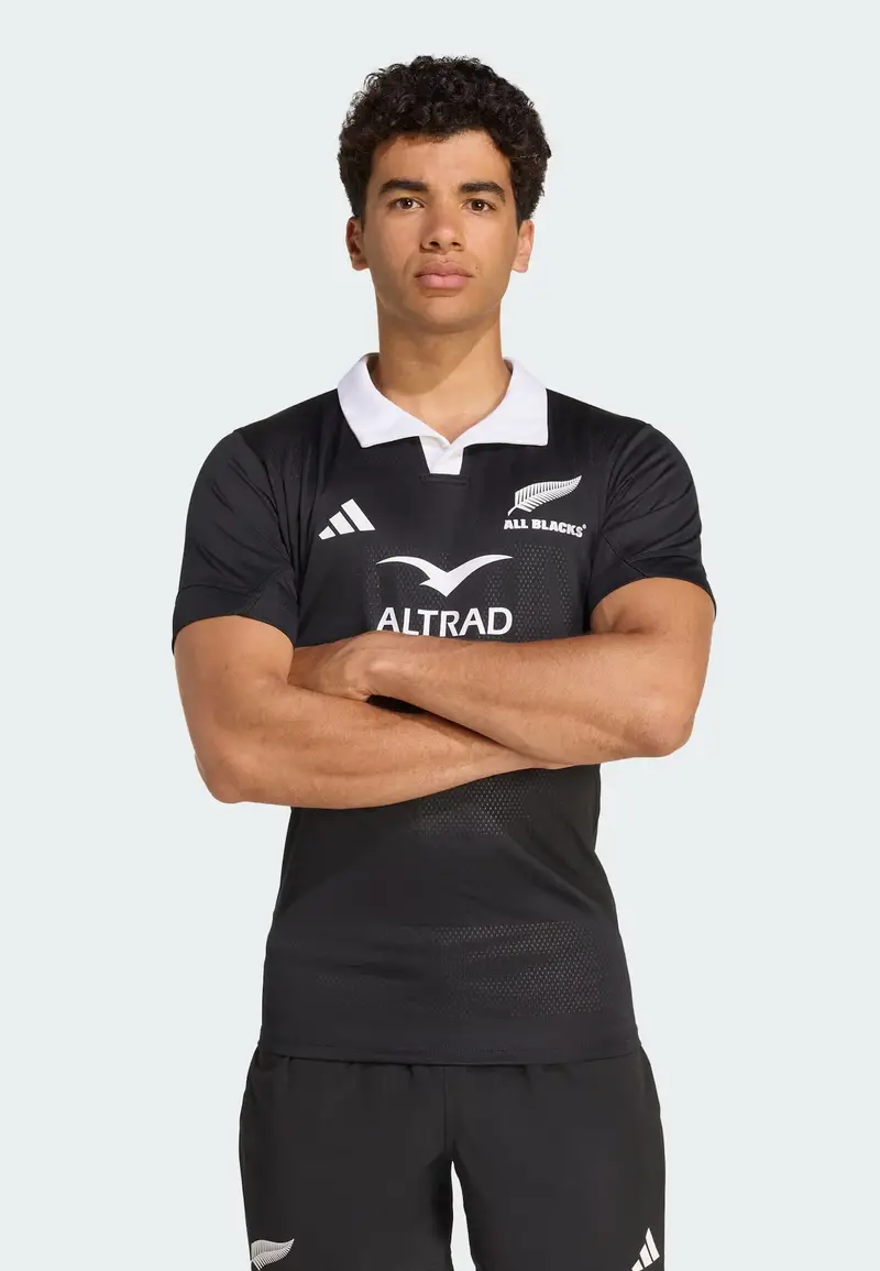 Maglia funzionale 'All Blacks' nero / bianco miniatura 3