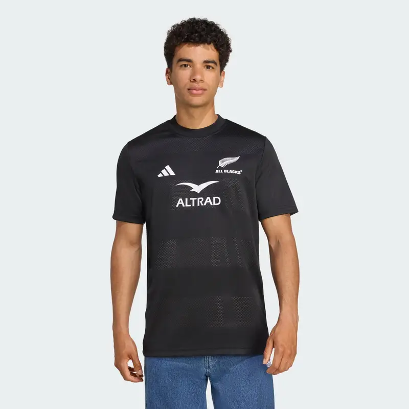 Maglia funzionale All Blacks Supporter nero / bianco miniatura 2