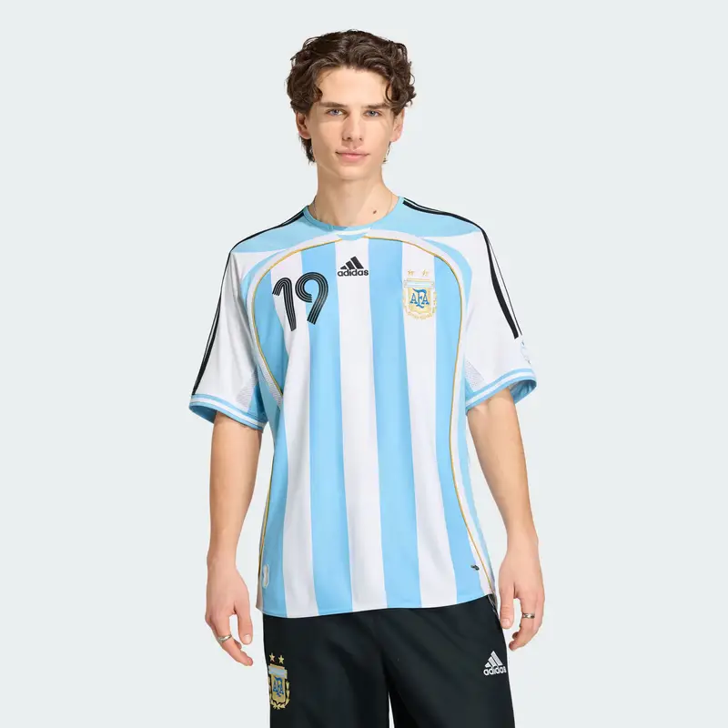 Maglia funzionale Argentinien 2006 Messi blu / giallo / nero / bianco miniatura 2