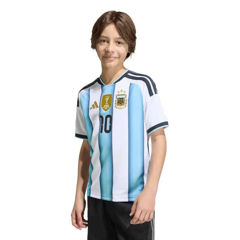 Maglia funzionale 'Argentinien 26 Messi' blu cielo / oro / nero / bianco miniatura 2