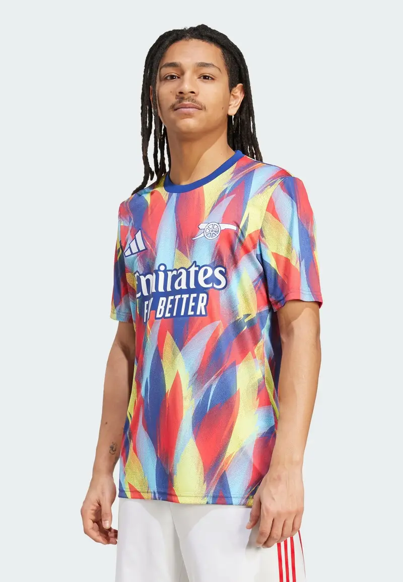 Maglia funzionale 'Arsenal 25/26 Pre-Match' blu / giallo / rosso / bianco miniatura 3