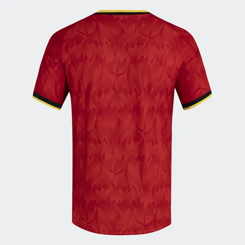 Maglia funzionale 'Authentisches Belgien 26' beige scuro / giallo / rosso / nero miniatura 3