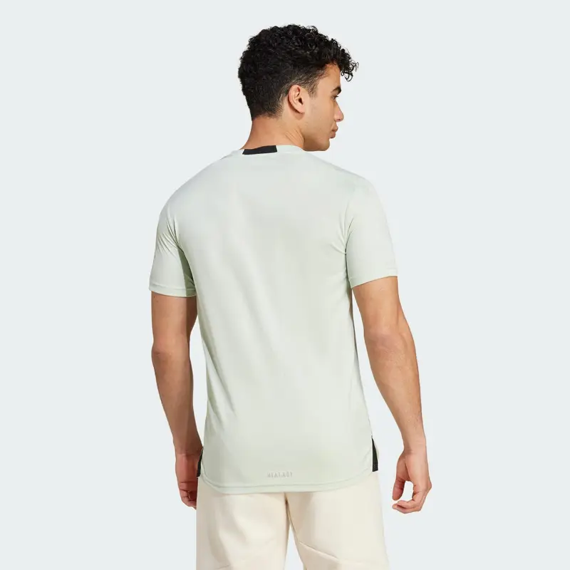 Maglia funzionale Designed for Training Hiit verde pastello / nero miniatura 3