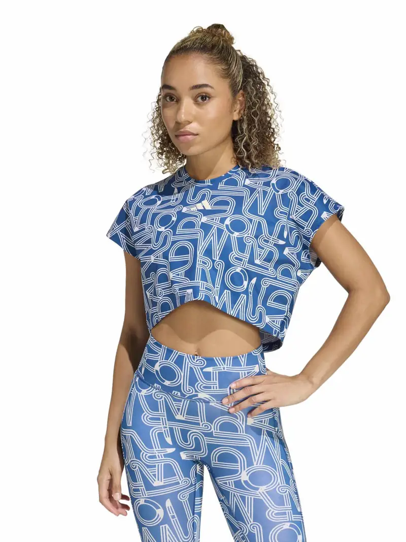 Maglia funzionale FARM blu / bianco miniatura 2