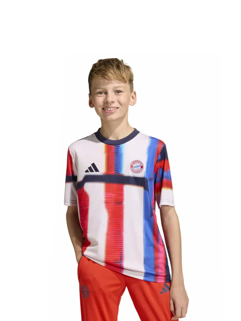 Maglia funzionale FC Bayern München SS26 blu / rosso ciliegia / nero / bianco miniatura 2