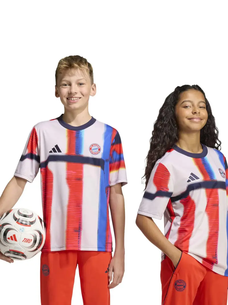 Maglia funzionale FC Bayern München SS26 blu / rosso ciliegia / nero / bianco miniatura 3