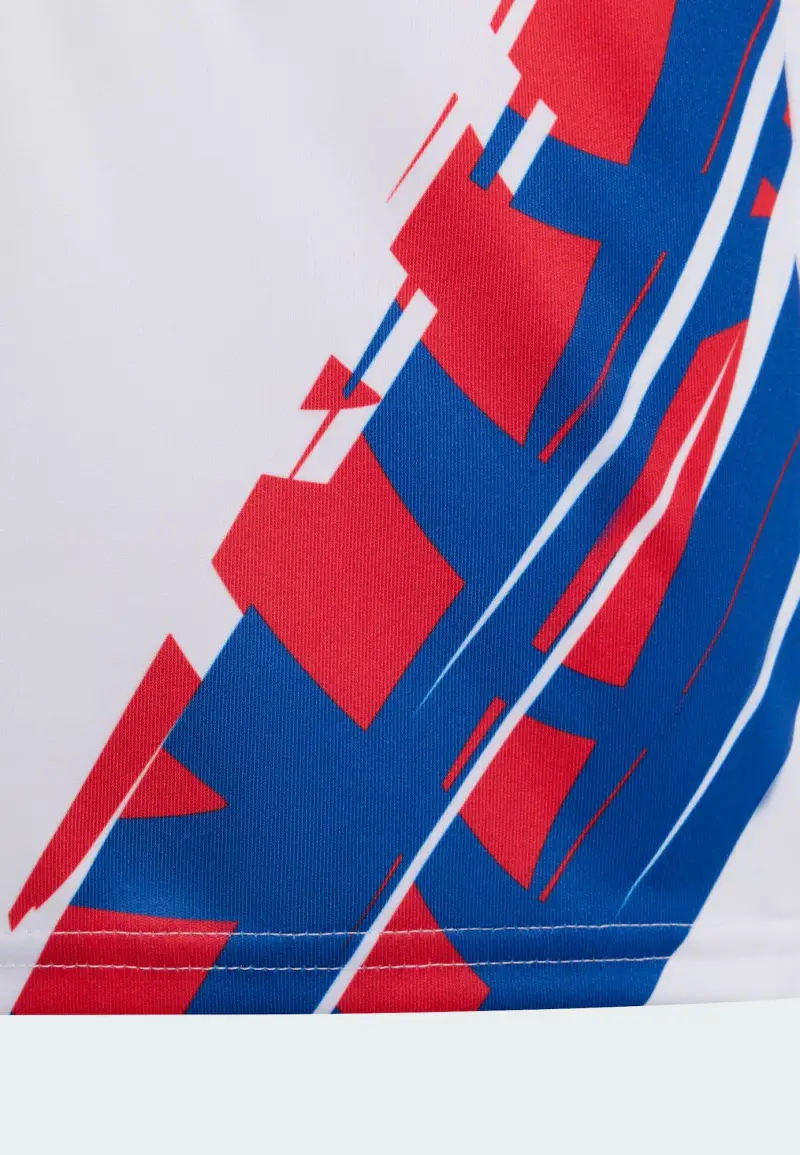 Maglia funzionale FFHB blu / arancione / rosso acceso / bianco miniatura 3