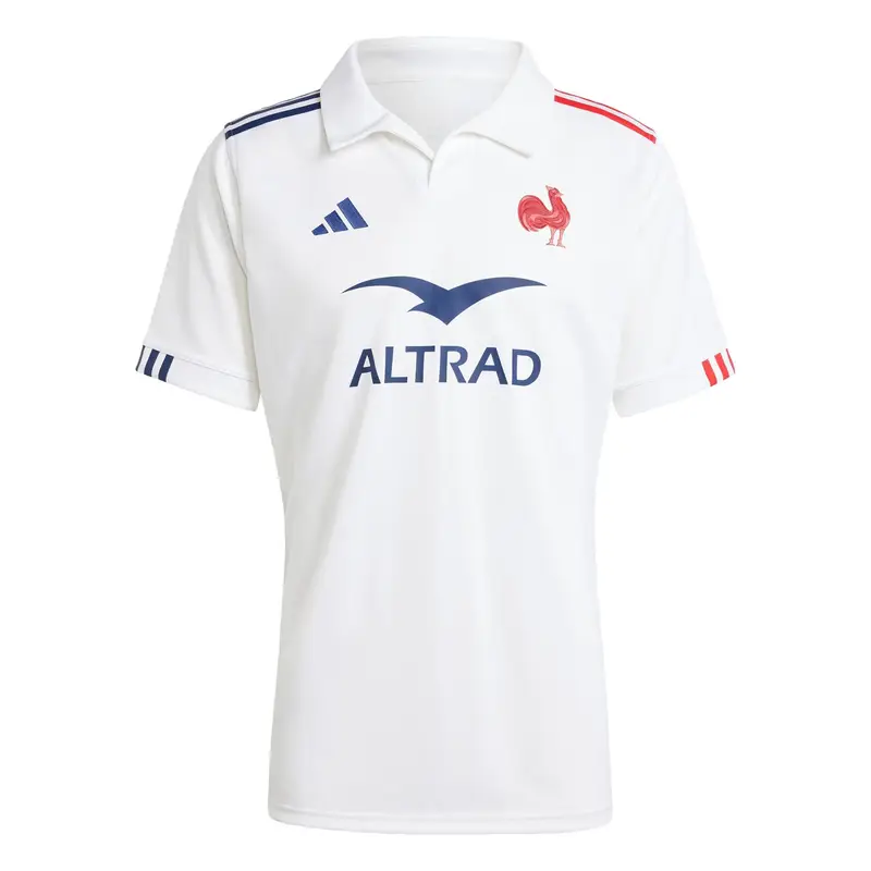 Maglia funzionale 'France Rugby Away' blu scuro / rosso fuoco / bianco