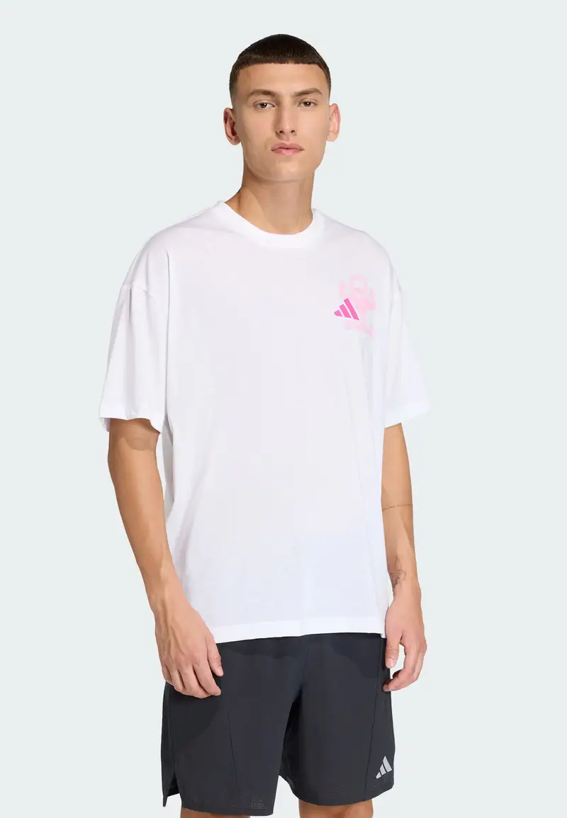 Maglia funzionale Fun rosa / rosa / bianco miniatura 2