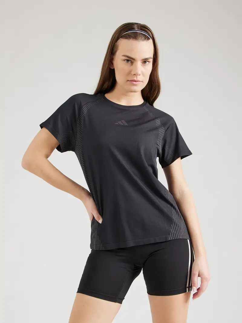 Maglia funzionale grigio scuro / nero miniatura 2