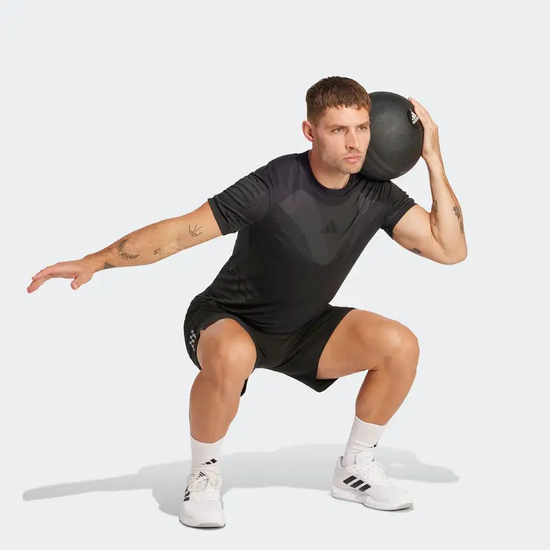 Maglia funzionale 'GYM+' grigio / nero miniatura 3