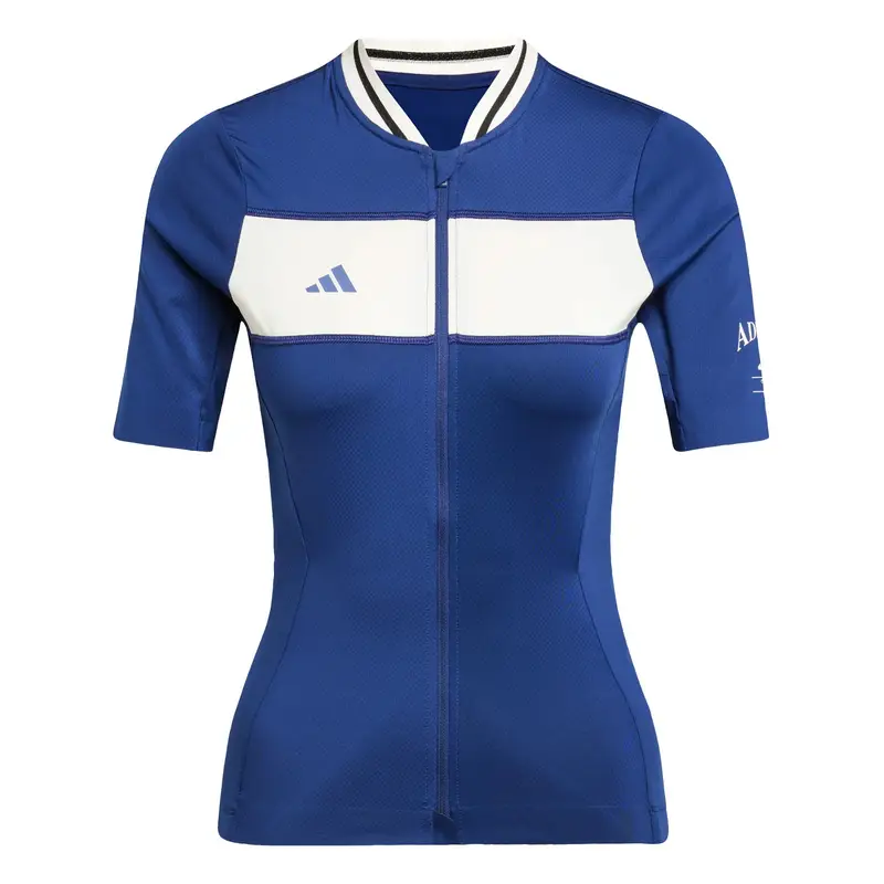 Maglia funzionale 'Heritage Tempo 3-Stripes Legacy Cycling' blu scuro / bianco