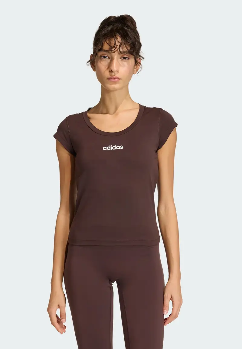 Maglia funzionale Hyperglam castano / bianco miniatura 2