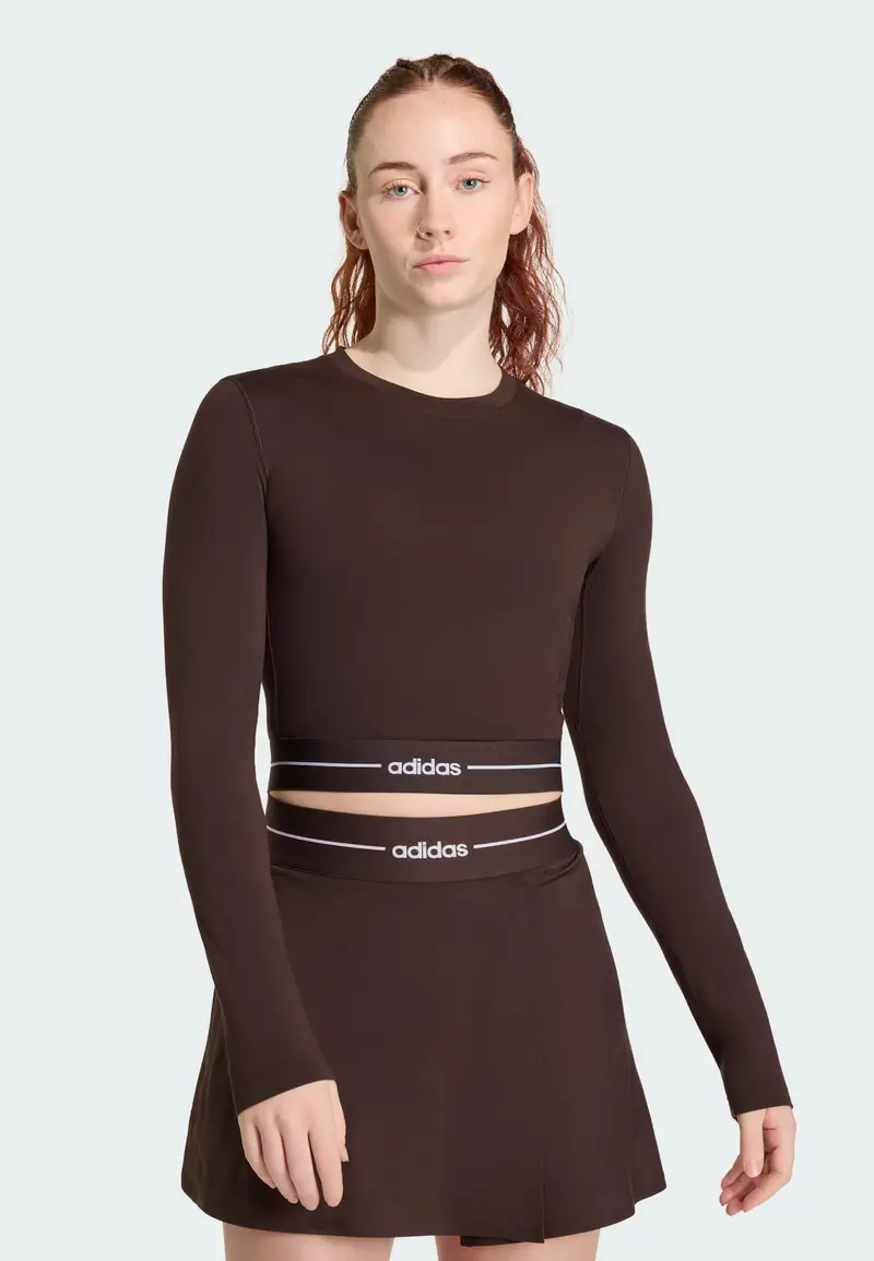 Maglia funzionale Hyperglam marrone / bianco miniatura 2