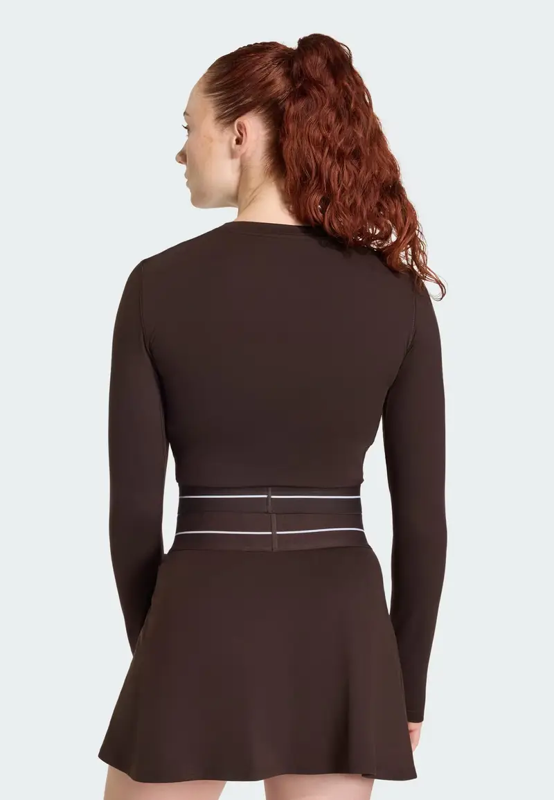 Maglia funzionale Hyperglam marrone / bianco miniatura 3