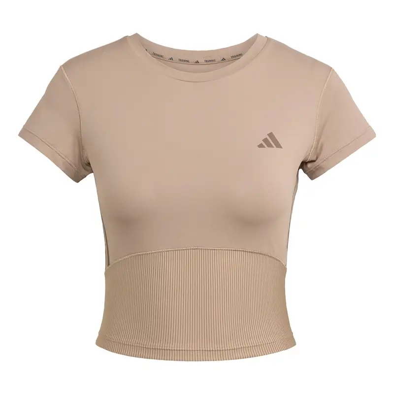 ADIDAS PERFORMANCE Maglia funzionale 'Hyperglam'  marrone / cappuccino