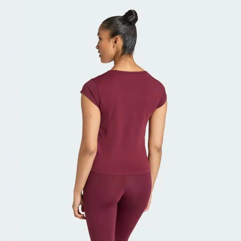 Maglia funzionale Hyperglam rosso vino / bianco miniatura 3