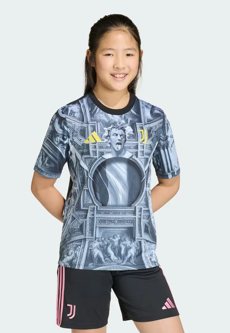 Maglia funzionale Juventus Turin 25/26 giallo / grigio basalto / grigio chiaro / nero miniatura 3