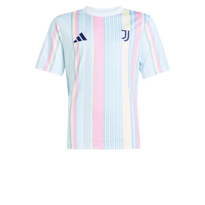 ADIDAS PERFORMANCE Maglia funzionale 'Juventus Turin 25/26 Pre-Match' blu chiaro / giallo pastello / rosa chiaro / bianco