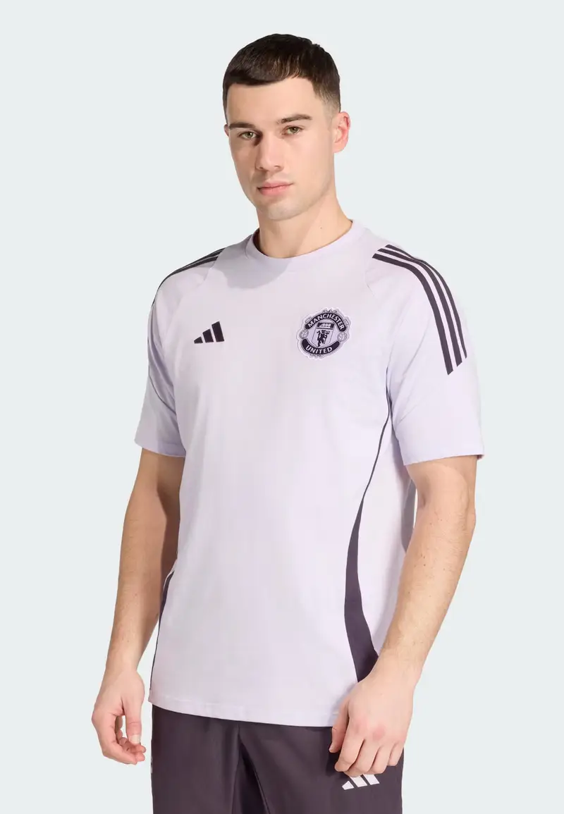 Maglia funzionale Manchester United Tiro 25 lilla chiaro / nero miniatura 2
