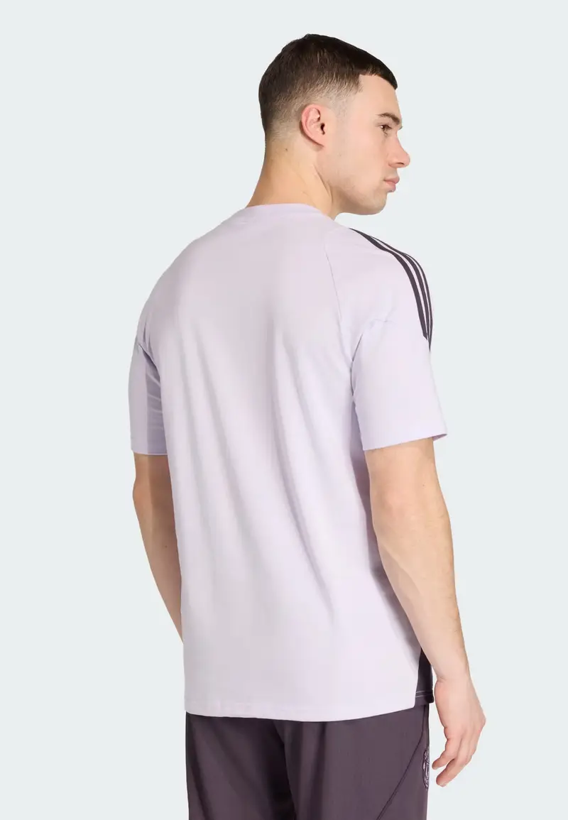 Maglia funzionale Manchester United Tiro 25 lilla chiaro / nero miniatura 3