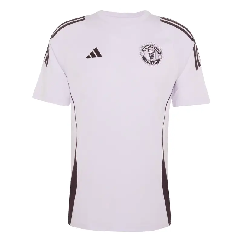 Maglia funzionale Manchester United Tiro 25 lilla chiaro / nero