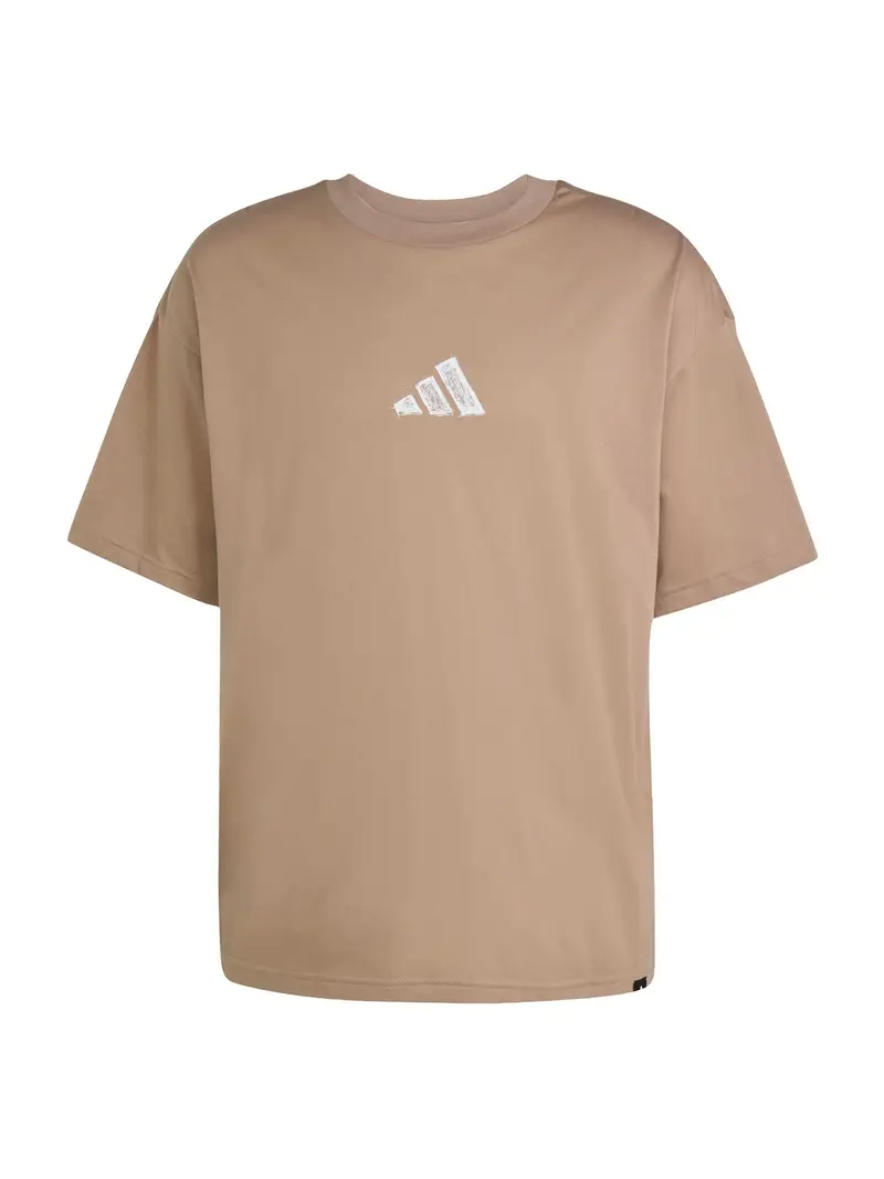 Maglia funzionale marrone chiaro / bianco