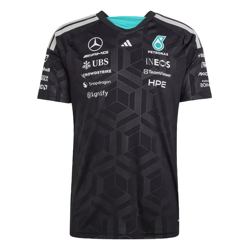 Maglia funzionale Mercedes-AMG Petronas Formula 1 Team Driver acqua / antracite / nero / offwhite