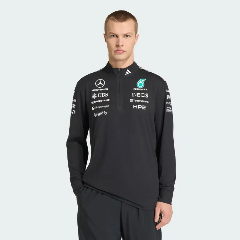 Maglia funzionale Mercedes-AMG Petronas Formula 1 Team turchese / nero / bianco miniatura 2