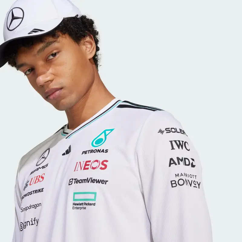 Maglia funzionale Mercedes AMG Petronas Formula One Team acqua / rosso / nero / bianco miniatura 3