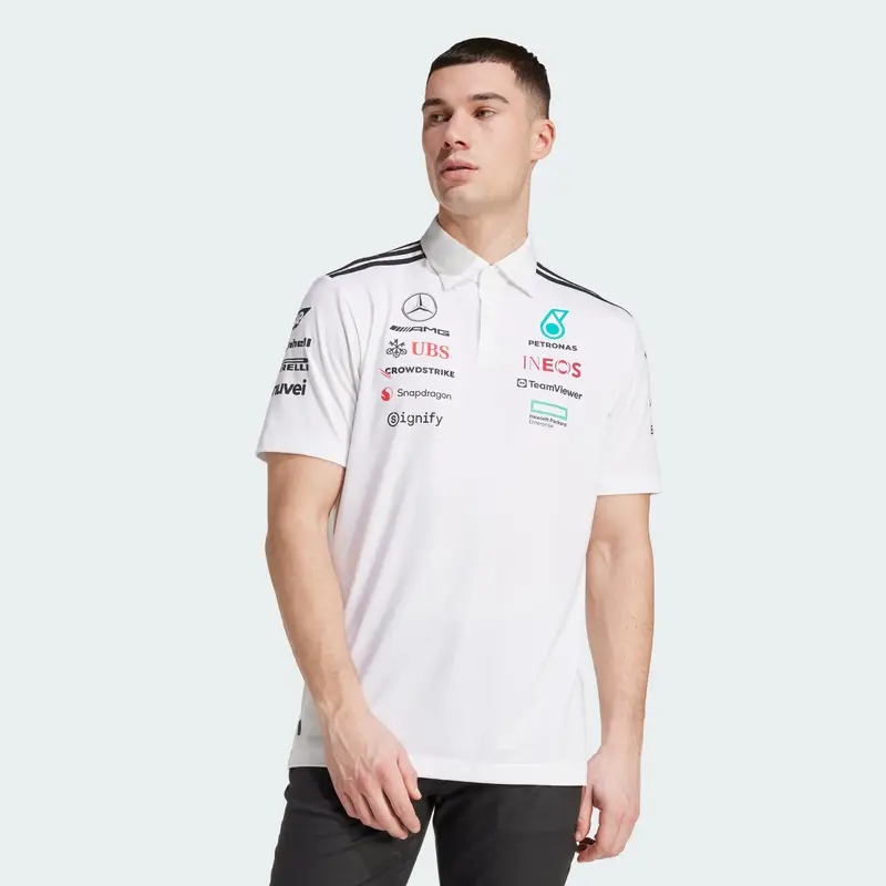 Maglia funzionale Mercedes - AMG Petronas Formula One Team blu chiaro / rosso / nero / bianco miniatura 2