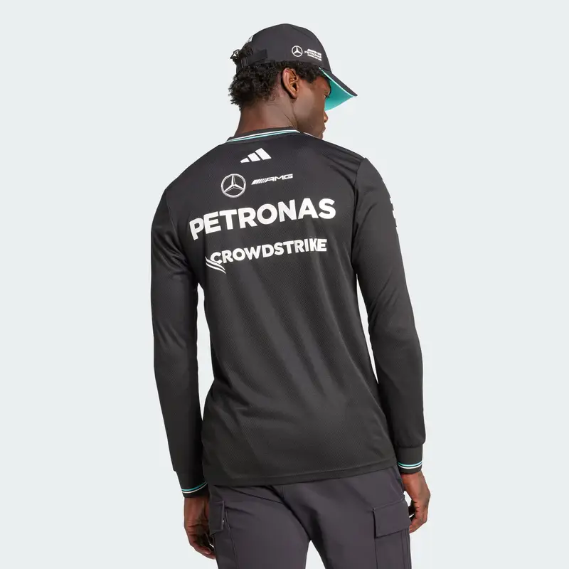 Maglia funzionale 'MERCEDES - AMG PETRONAS FORMULA ONE TEAM DRIVER JERSEY AUTHENTIC LONG' nero miniatura 3