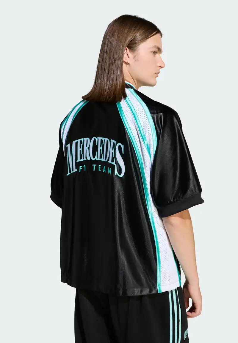 Maglia funzionale 'Mercedes-AMG Petronas Formula One Team Las Vegas' turchese / nero / bianco miniatura 3