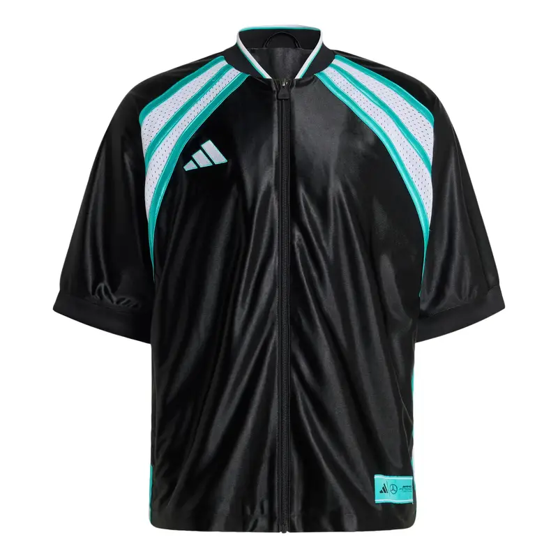 Maglia funzionale 'Mercedes-AMG Petronas Formula One Team Las Vegas' turchese / nero / bianco