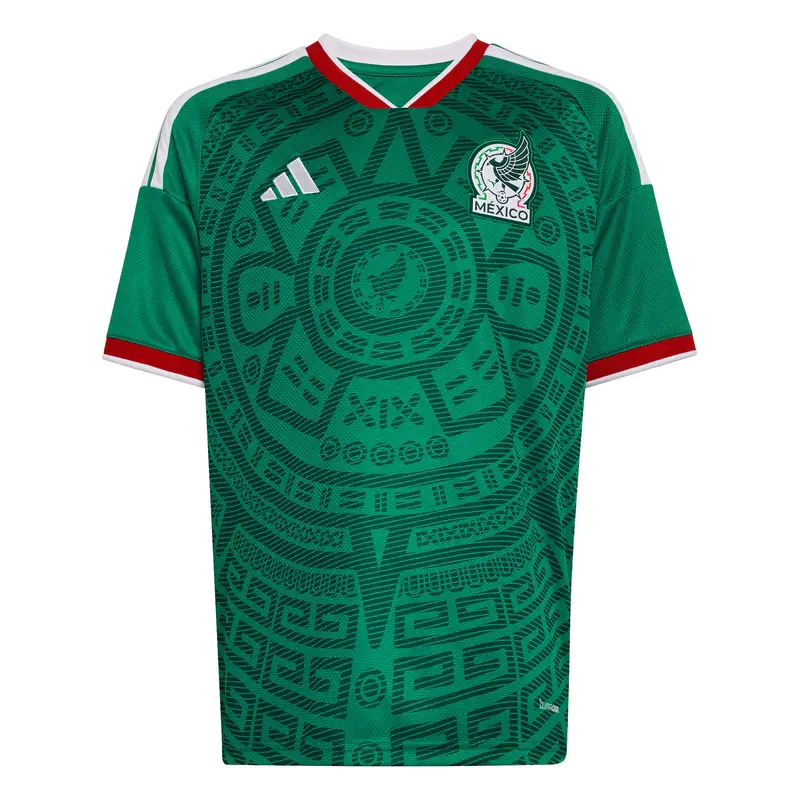 Adidas Performance Maglia funzionale Mexico 26 Home verde e rosso