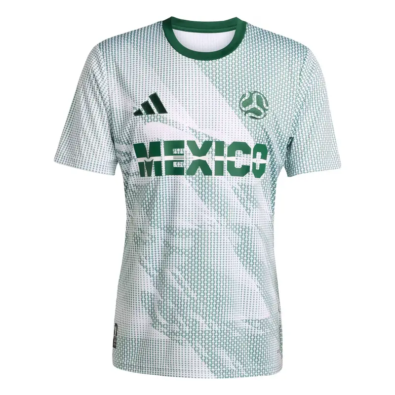 Maglia funzionale 'Mexico' verde / bianco