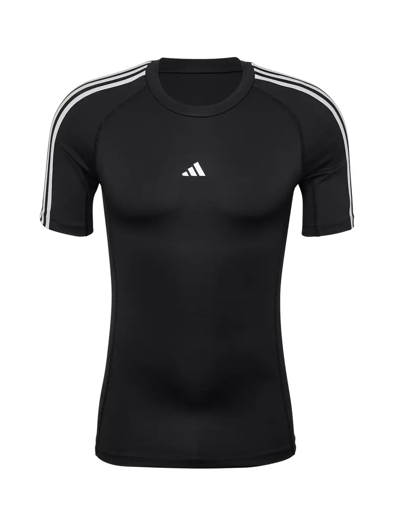 ADIDAS PERFORMANCE Maglia funzionale nero / bianco
