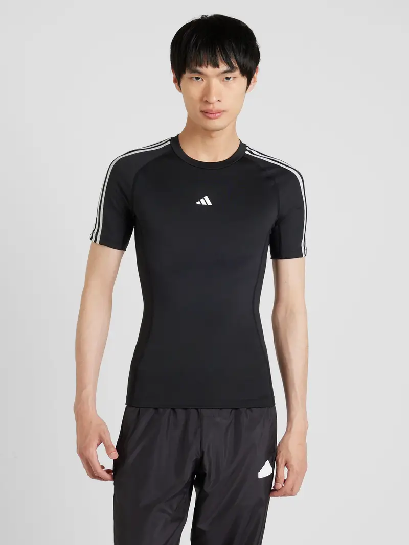 ADIDAS PERFORMANCE Maglia funzionale nero / bianco miniatura 3