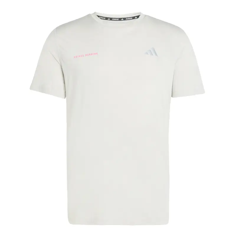ADIDAS PERFORMANCE Maglia funzionale 'Own The Run'  grigio / grigio chiaro / rosa