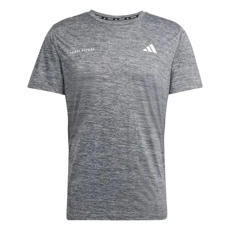 ADIDAS PERFORMANCE Maglia funzionale 'Own The Run'  grigio sfumato / offwhite