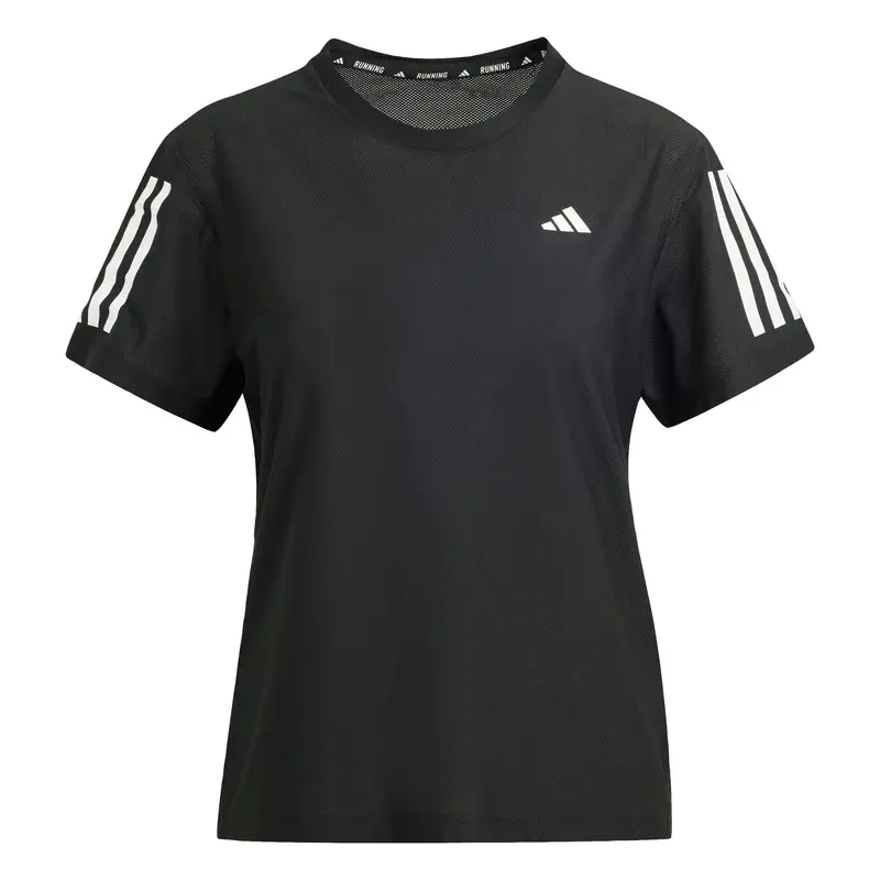 ADIDAS PERFORMANCE Maglia funzionale 'Own The Run'  nero / bianco