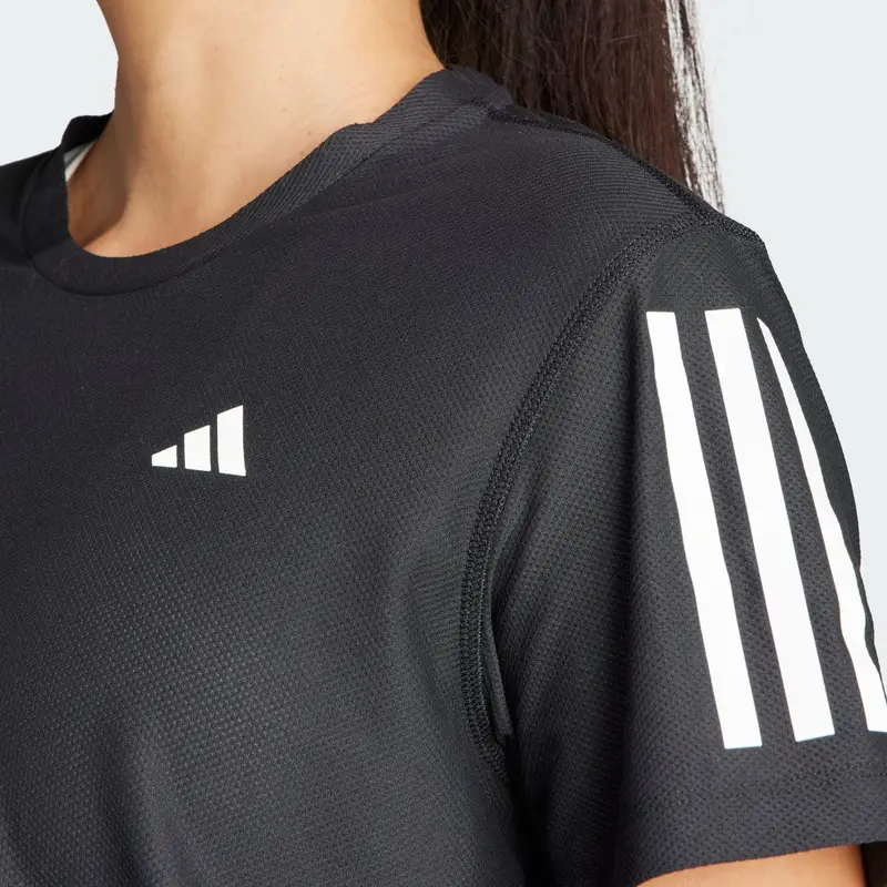 ADIDAS PERFORMANCE Maglia funzionale 'Own The Run' nero / bianco miniatura 3