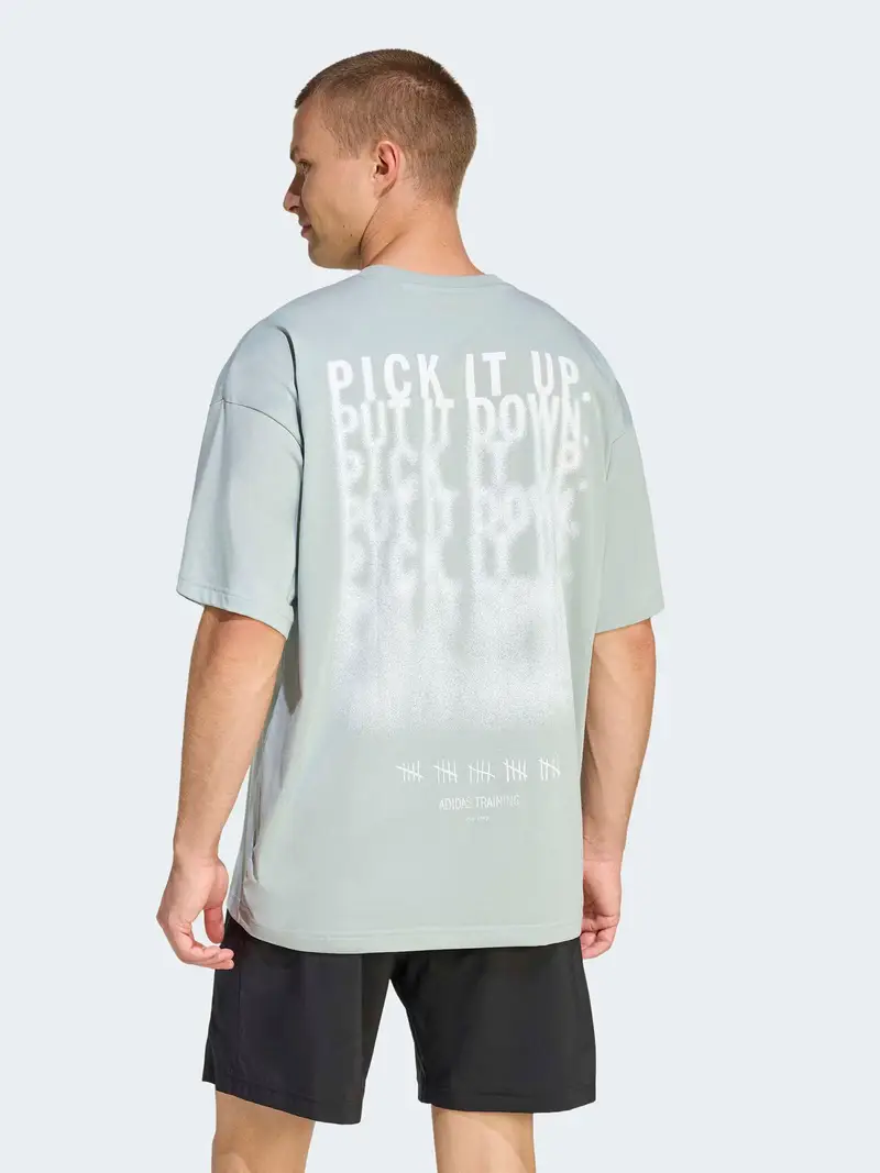 Maglia funzionale 'PWR' verde pastello / bianco miniatura 3