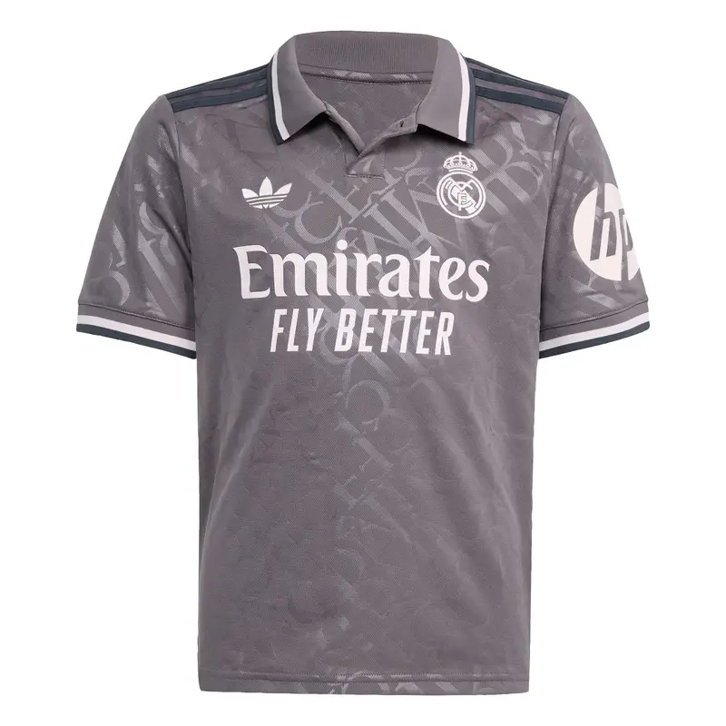ADIDAS PERFORMANCE Maglia funzionale 'Real Madrid 24/25'  grigio / bianco