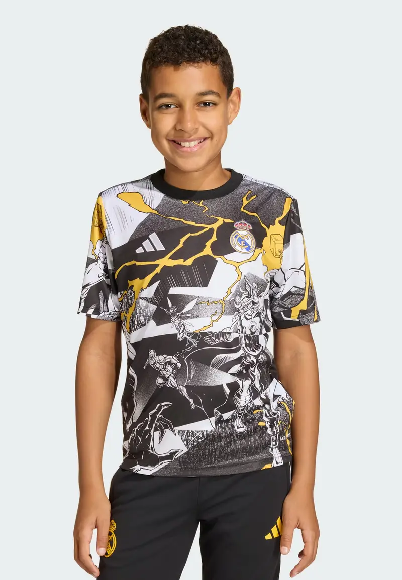 Maglia funzionale Real Madrid Avengers 25/26 miele / pietra / nero / bianco miniatura 3