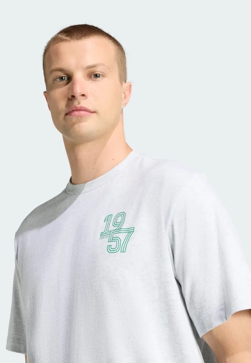 Maglia funzionale Real Madrid Heritage grigio chiaro / menta miniatura 2