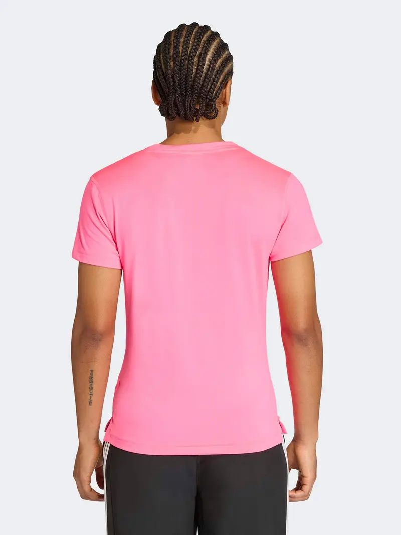Maglia funzionale rosa chiaro / bianco miniatura 3