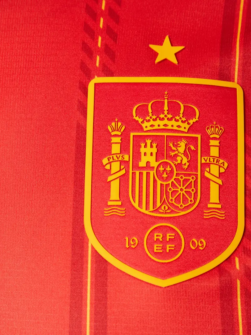 Maglia funzionale 'Spanien 26 ' navy / giallo / rosso miniatura 3