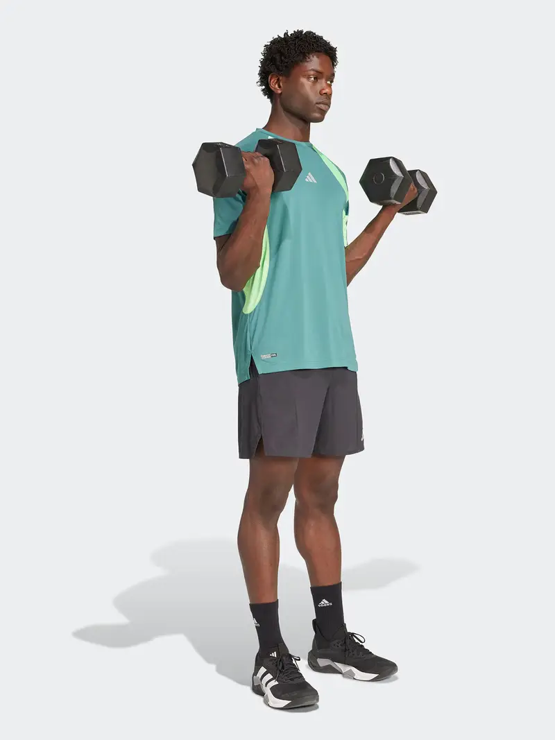 Maglia funzionale Tech App verde / verde chiaro / bianco miniatura 2